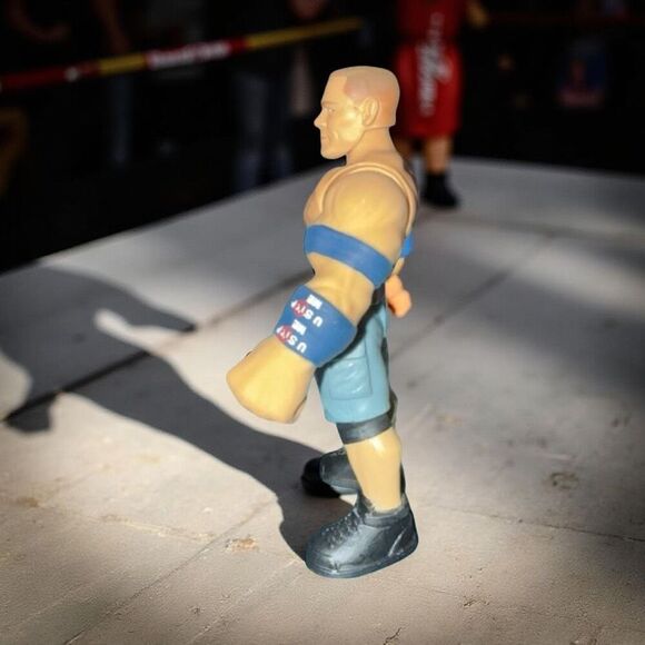 WWE Basic Posable John Cena Action Wrestling Figure Stretch Arms B23 - Picture 4 of 8